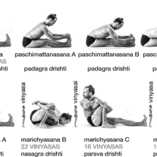 1.Ashtanga primary series sitting postures card - Sattva Yoga Chamonix