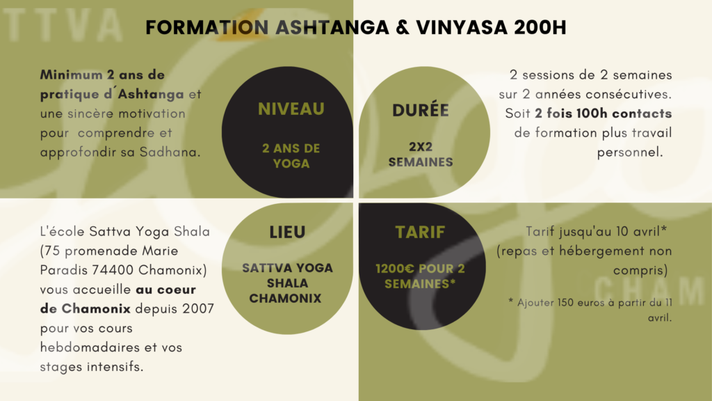 Formation ashtanga Vinyasa Yoga TT 2024